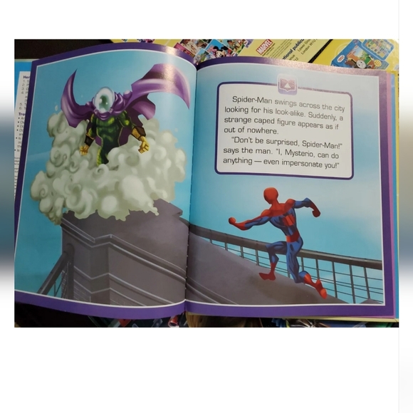 :* 5 MARVEL SPIDERMAN AVENGERS GUARDIANS Story Reader Me Reader Hardcover books - Picture 8 of 12